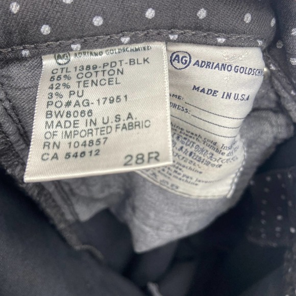 AG Black White Polka Dot The Legging Ankle Super Skinny Pant ASO Taylor Swift - Picture 10 of 10